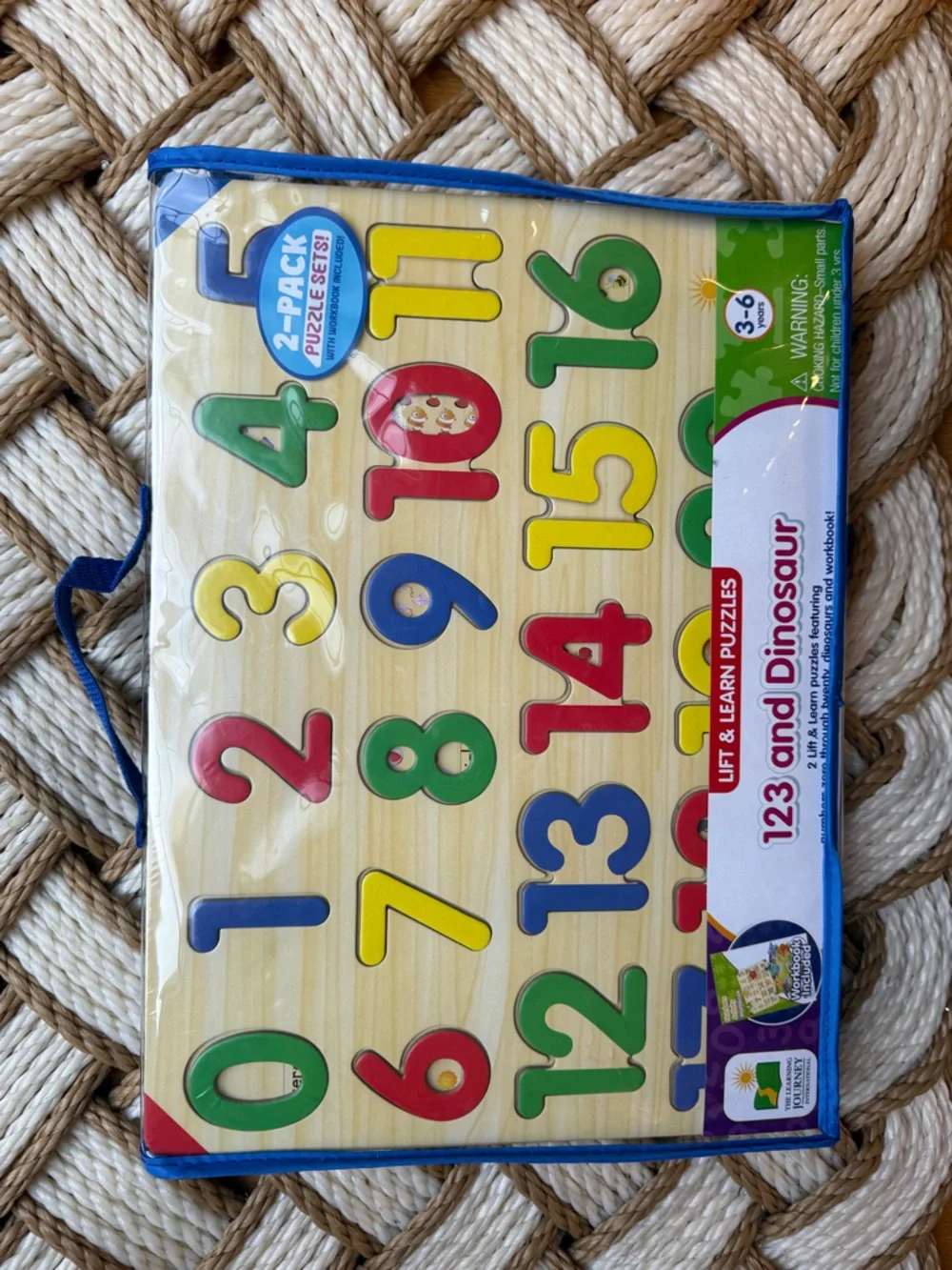 Lift & Learn 123 and Dinosaur Number Puzzle - NWT